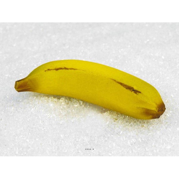 Banane artificielle grande taille X 3 en Plastique soufflé L 190x35 mm - Photo n°1