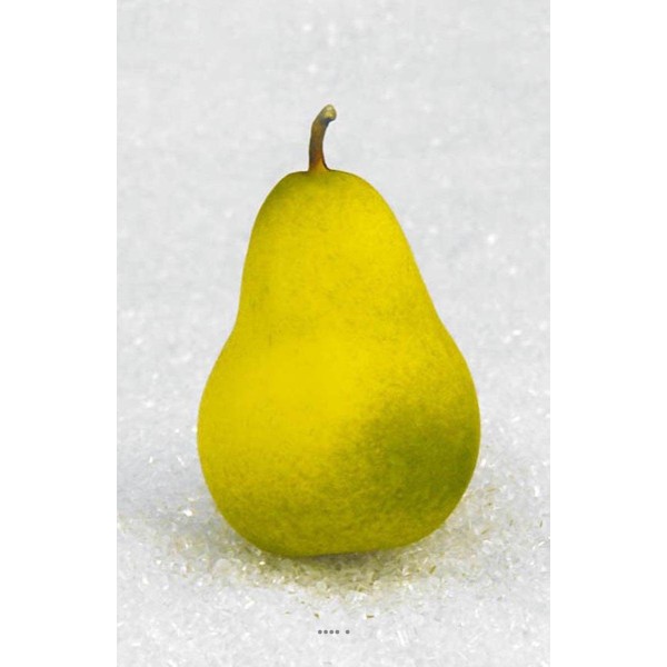 Poire William fruit vert X 3 en Plastique soufflé D 65x95 mm - Photo n°1