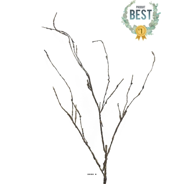 Branche de bois artificielle, 3 ramures, H 95 cm - BEST - Photo n°1