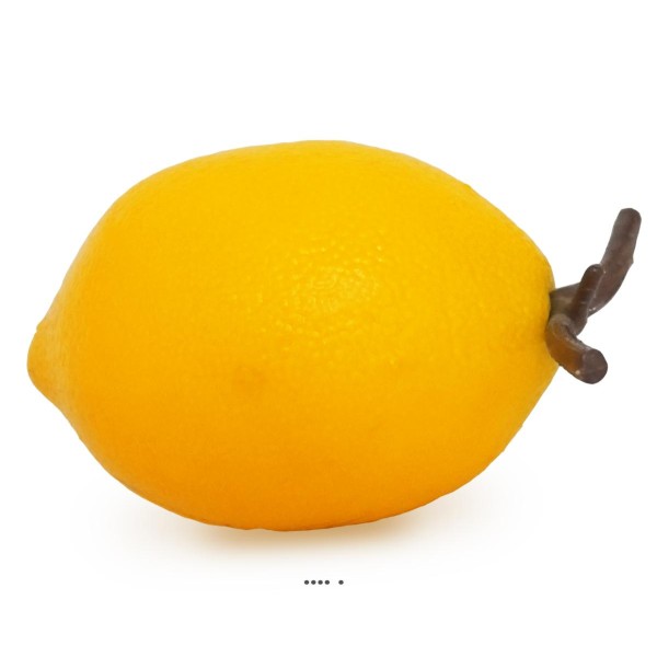 Citron jaune artificiel L 8 cm D 5,50 cm - Photo n°1