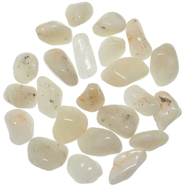 Pierres roulées quartz soufre - 2 à 3 cm - Lot de 4. - Photo n°1