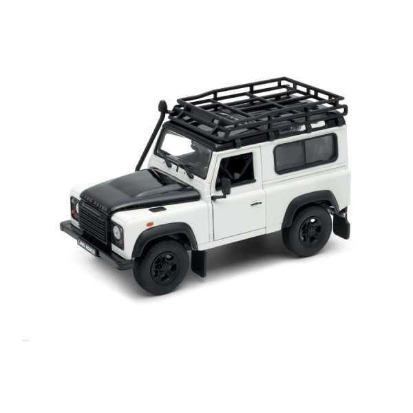 Land Rover defender blanc 1/24 Welly - Photo n°1