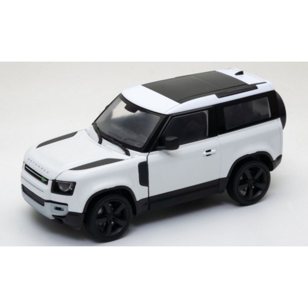 Land Rover defender Blanc 1/24 Welly - Photo n°1