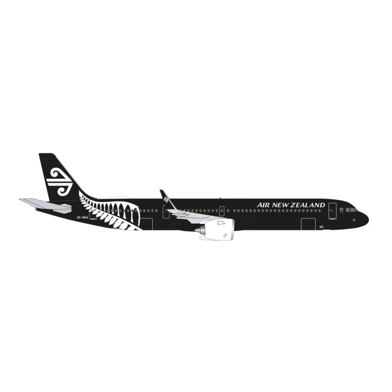Airbus A321 neo - Air New Zealand - All black colors ZK-NNA - 9.45 cm 1 ...