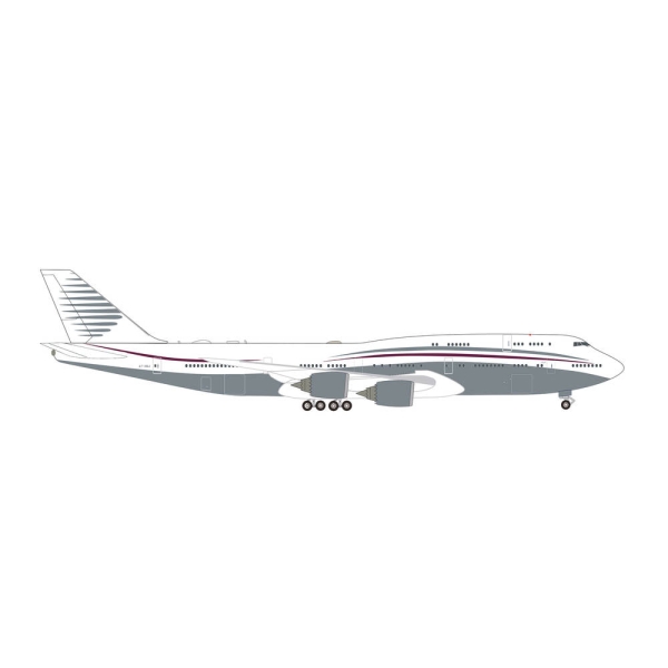 Boeing 747 -8 QATAR AMIRI FLIGHT 1/500 Herpa - Photo n°1