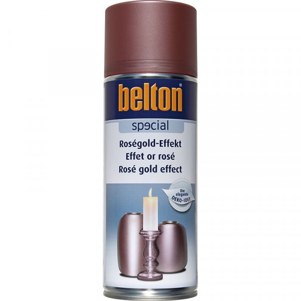 Bombe de peinture - Effet or rosé - Tous supports - Belton - 400ml - Photo n°1
