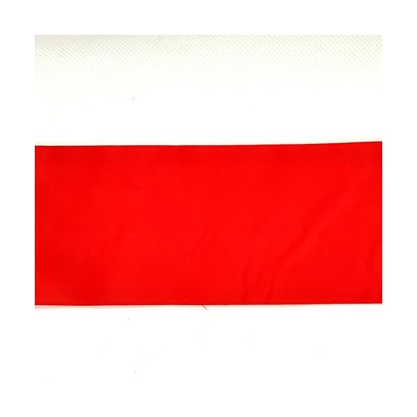10M de ruban taffetas rouge - 65mm - Photo n°1