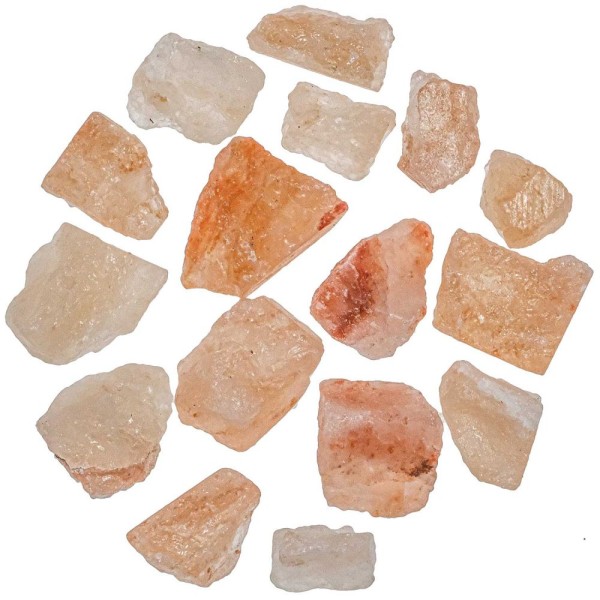 Pierres brutes sel rose de l'Hymalaya - 3 à 5 cm - 250 grammes. - Photo n°1
