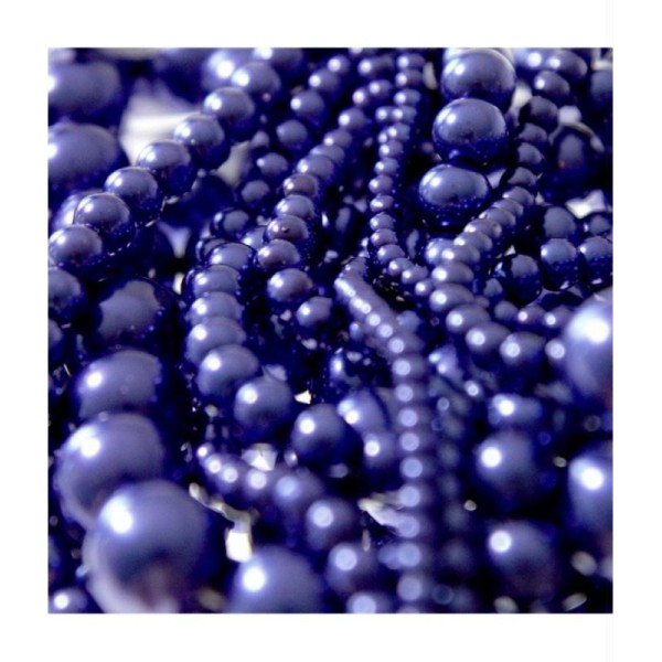Perles nacrées 5 mm en verre de bohême couleurs vives lot de 100 - Photo n°4
