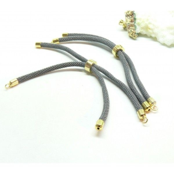 H11M025-116 PAX 1 Support bracelet Intercalaire cordon Nylon ajustable avec accroche  Laiton Coloris - Photo n°1