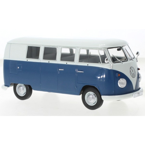 Volkswagen T1 Blanc / bleu 1960 1/24 Whitebox - Photo n°1