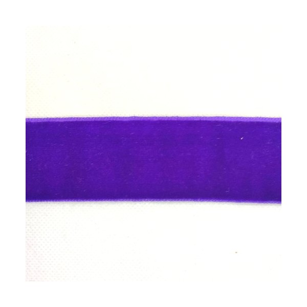 3M de ruban velours violet - 37mm - Photo n°1