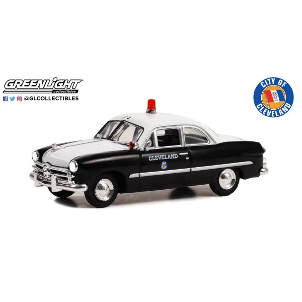 Ford Cleveland Police 1949 1/43 Greenlight - Photo n°1