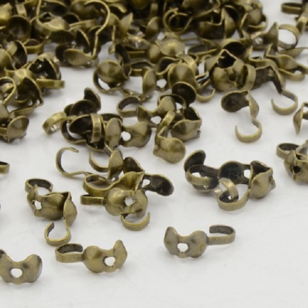 Caches nœud bronze avec crochet x 100 - Photo n°1