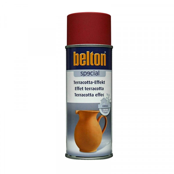 Bombe de peinture Belton Special effet terracotta rouge orient 400ml - Photo n°1