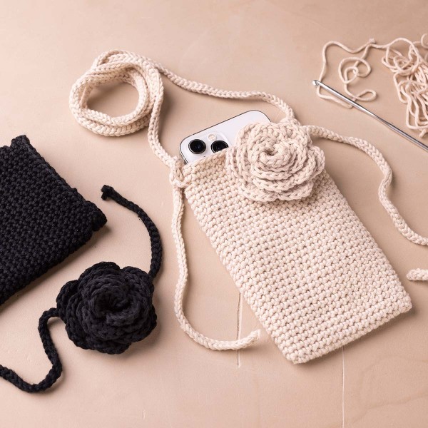Kit Crochet - Pochettes téléphone - 2 pcs - Photo n°2