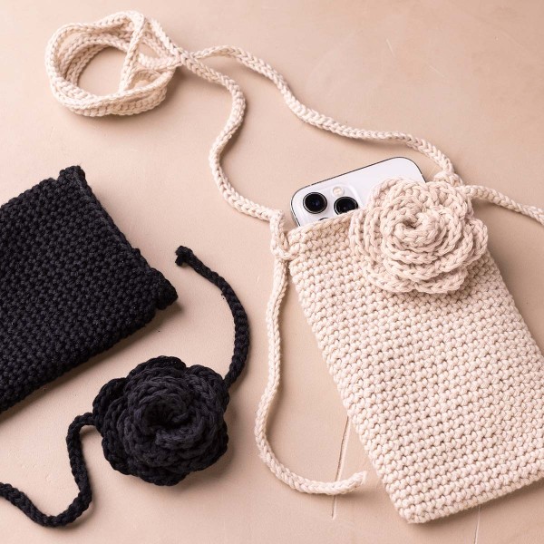Kit Crochet - Pochettes téléphone - 2 pcs - Photo n°6