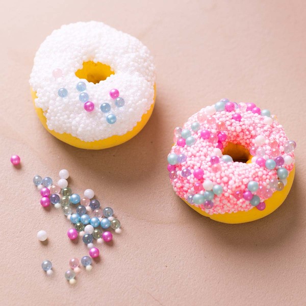 Mini Kit créatif enfant - Donuts en pâte à modeler autodurcissante - 2 pcs - Photo n°3