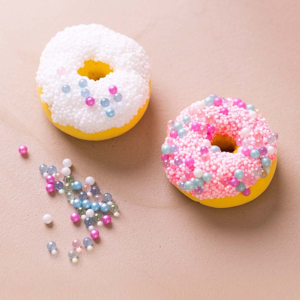 Mini Kit créatif enfant - Donuts en pâte à modeler autodurcissante - 2 pcs - Photo n°5
