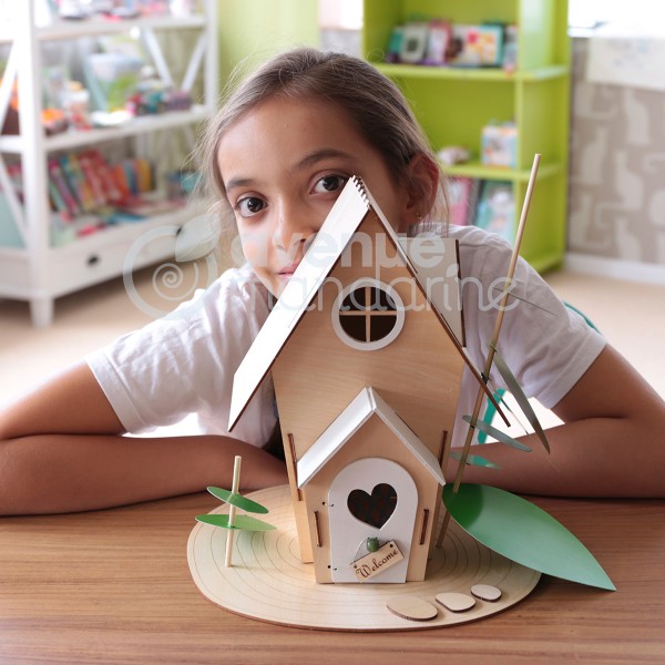 Kit DIY enfant - Maison de fée à construire - Photo n°3