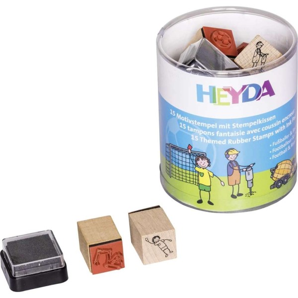 HEYDA - Kit de tampons à motifs 
