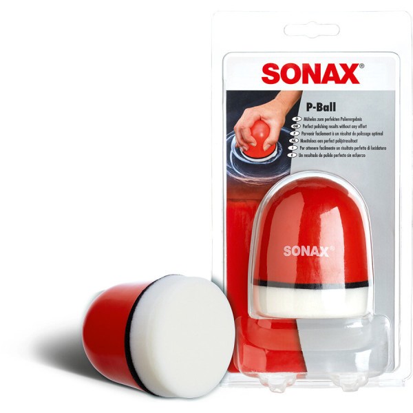 Applicateur en mousse pour polish - Boule de polissage - Carrosserie - SONAX - P-Ball - Photo n°1