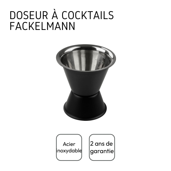 Doseur à cocktail 2 et 4 cl Fackelmann Spectre - Photo n°4
