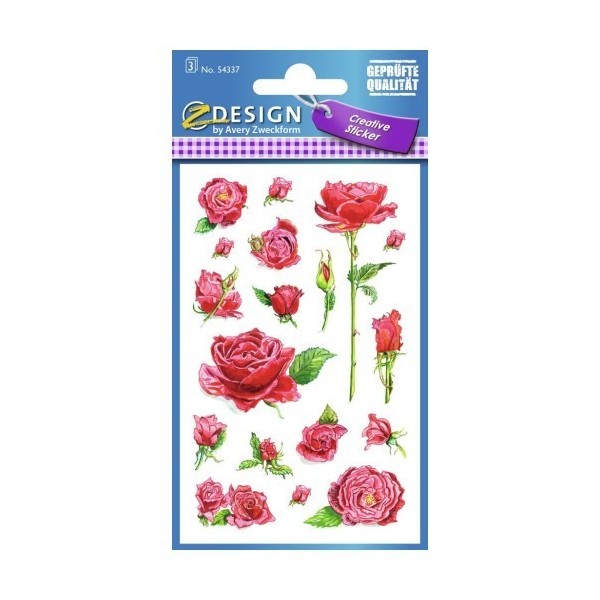 AVERY Zweckform - Stickers Z-Design - Roses - Photo n°1