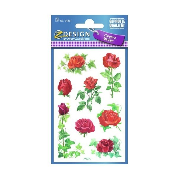 AVERY Zweckform - Stickers Z-Design - Lierre de roses - Photo n°1