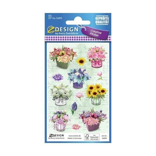 AVERY Zweckform - Stickers Z-Design - Bouquets - Photo n°1