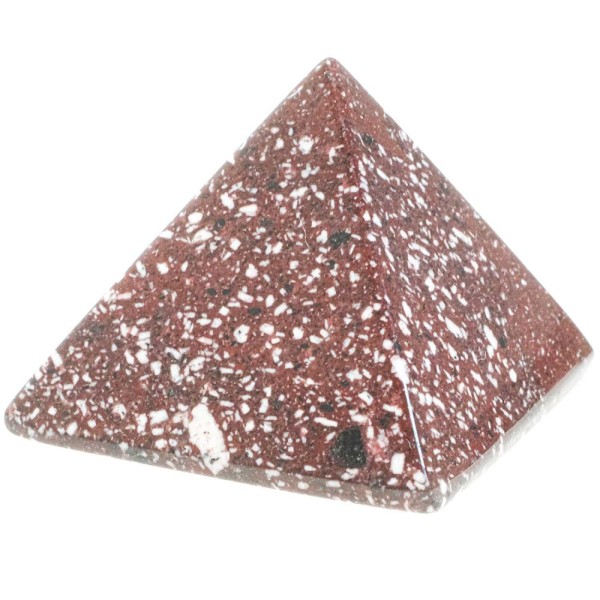 Pyramide en porphyre impérial rouge. - Photo n°1