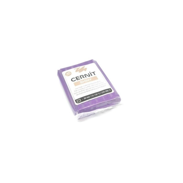 Pâte Cernit Shiny 56gr Couleur Violet - Photo n°1