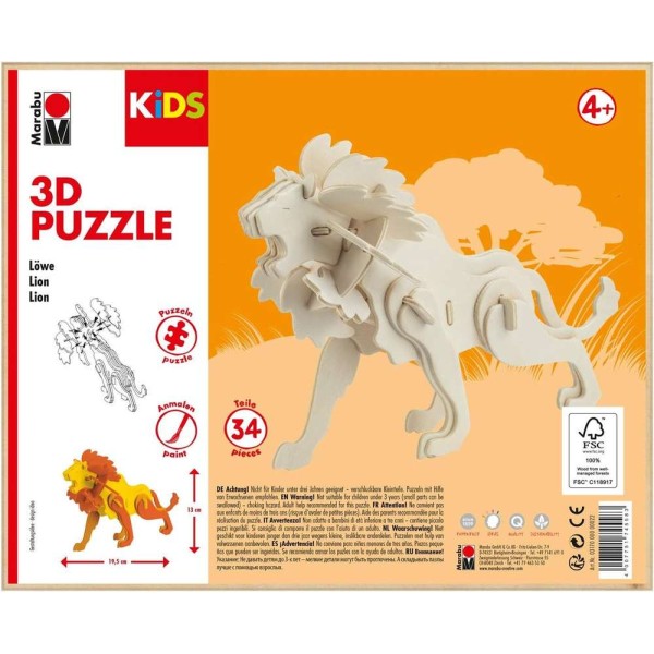 Marabu KiDS - Puzzle 3D 