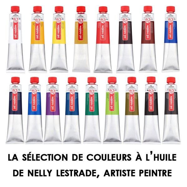 Peinture à l'huile - La sélection de Nelly Lestrade - 17 couleurs - Talens Art Creation - Photo n°1