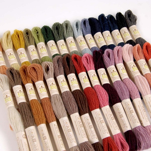 Coffret laine organique DMC Eco Vita - Teinture végétale - 30 coloris - 30 échevettes x 16 m - Photo n°2