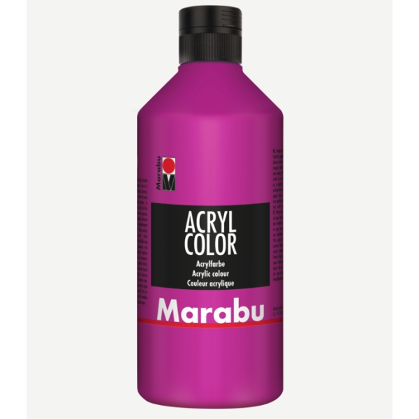 MARABU - Peinture acrylique Acryl Color, 500 ml - Magenta - Photo n°1