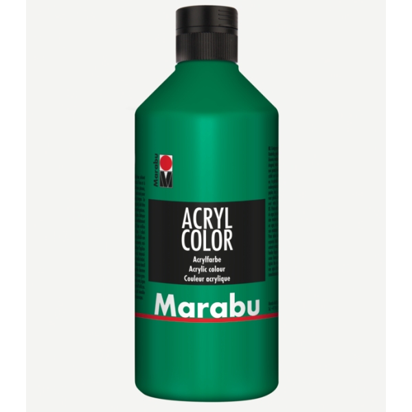MARABU - Peinture acrylique Acryl Color, 500 ml - Vert végétal - Photo n°1