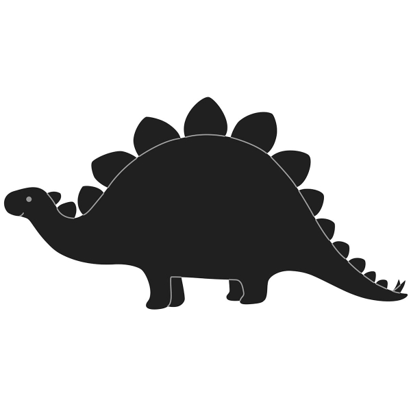 Die de découpe et d'embossage - Dino - Kentrosaure - 6 x 11,4 cm - Photo n°1