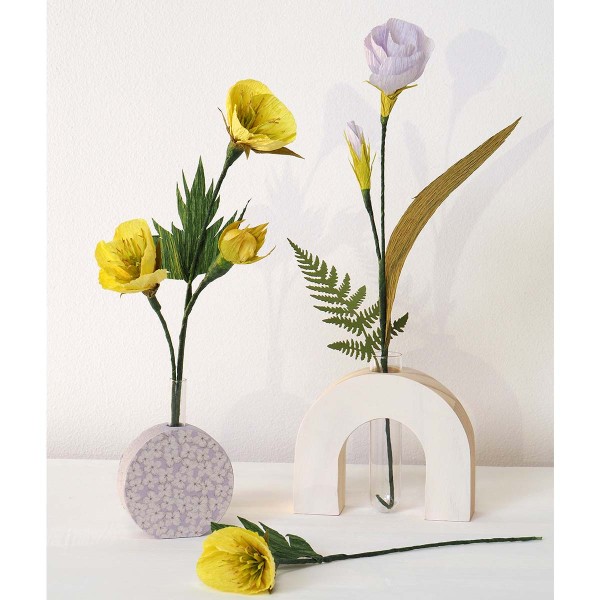 Vase soliflore en bois - Arc - 9,5 x 11 x 3 cm - Photo n°4