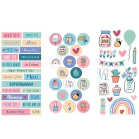 Stickers - Fête des mères - 57 pcs