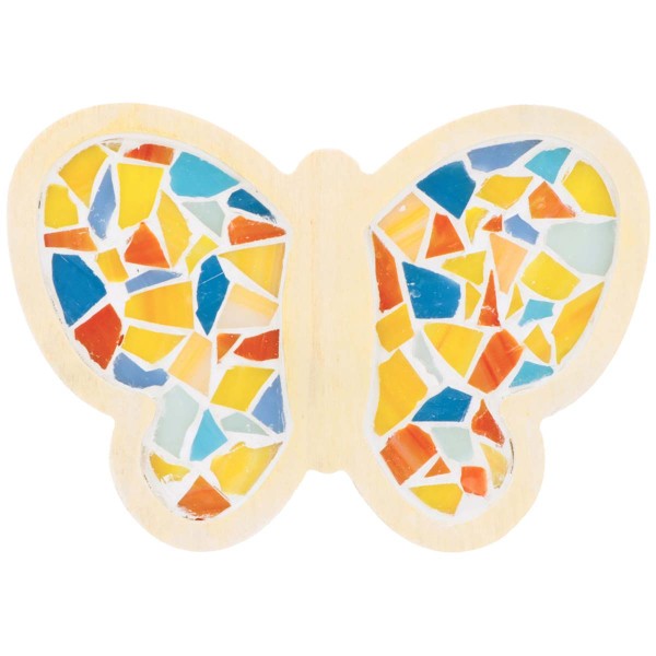 Kit mosaïque - Papillon - Multicolore - 12,5 x 17,5 cm - Photo n°2