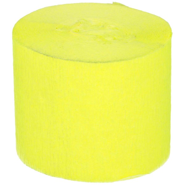 Rouleaux papier crépon - Fluorescents - 3,5 cm x 10 m - 4 pcs - Photo n°2
