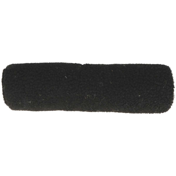 Rouleau de tissu - Effet laine de mouton - Noir - 30 cm x 1 m - 270 g/m² - Photo n°1
