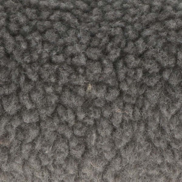 Rouleau de tissu - Effet laine de mouton - Gris foncé - 30 cm x 1 m - 270 g/m² - Photo n°2