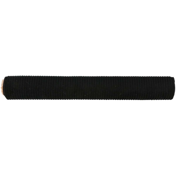 Rouleau de velours côtelé - Noir - 30 cm x 1 m - 200 g/m² - Photo n°1