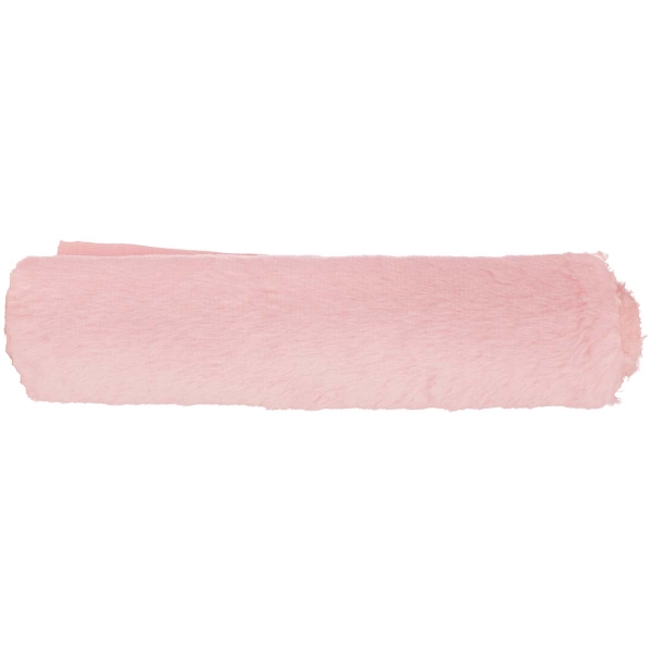 Rouleau de tissu - Fausse fourrure - Lapin - Rose - 30 cm x 1 m - 270 g/m² - Photo n°1