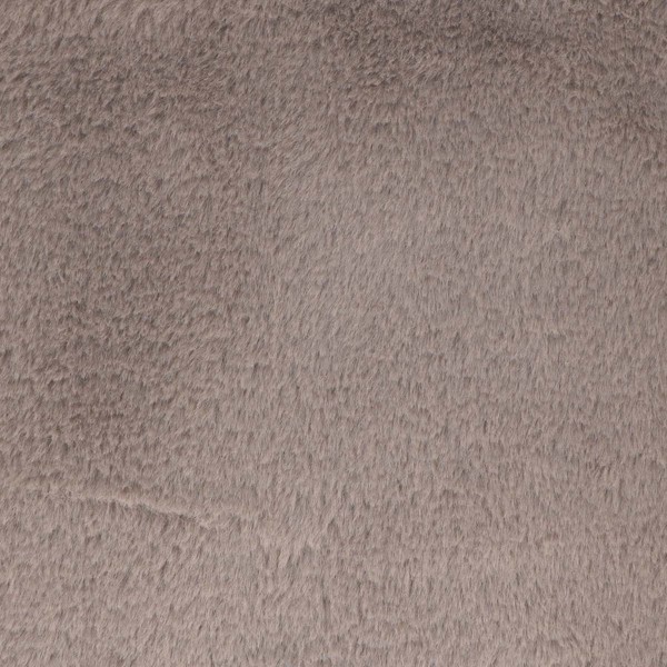 Rouleau de tissu - Fausse fourrure - Lapin - Gris fumé - 30 cm x 1 m - 270 g/m² - Photo n°2
