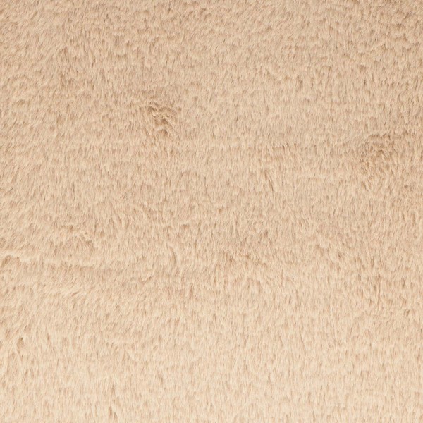 Rouleau de tissu - Fausse fourrure - Lapin - Beige - 30 cm x 1 m - 270 g/m² - Photo n°3