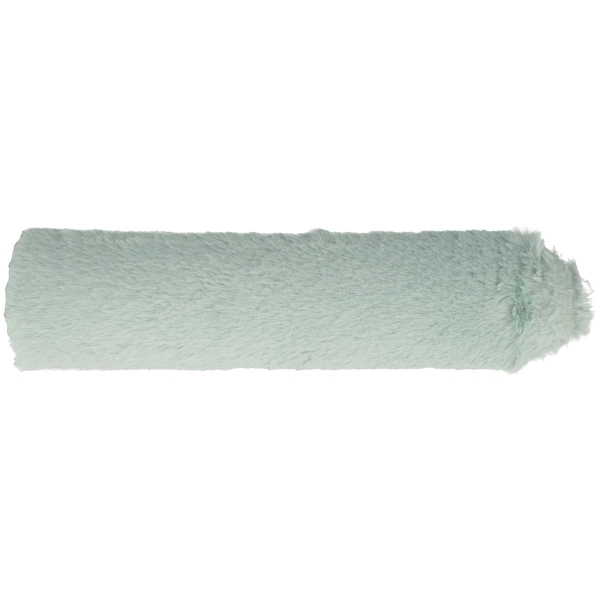 Rouleau de tissu - Fausse fourrure - Lapin - Turquoise clair - 30 cm x 1 m - 270 g/m² - Photo n°1