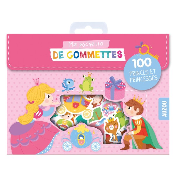 Pochette 100 gommettes repositionnables Princesses et Princes - Photo n°1